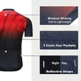 thumbnail image 5 of voofly Men's Cycling Jersey Set Men Short Sleeve Bike Shorts Gel Padded Biking Clothing Red M, 5 of 9