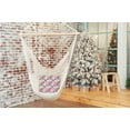 thumbnail image 3 of 20" x 20" Simply Daisy Snow Fall Polyester Indoor/Outdoor Pillow, Orange Qty 1, 3 of 3