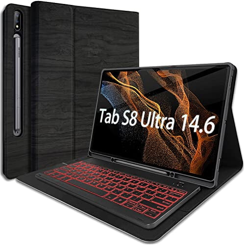 Backlit Keyboard Case for Samsung Galaxy Tab S8 Ultra 14.6 Inch