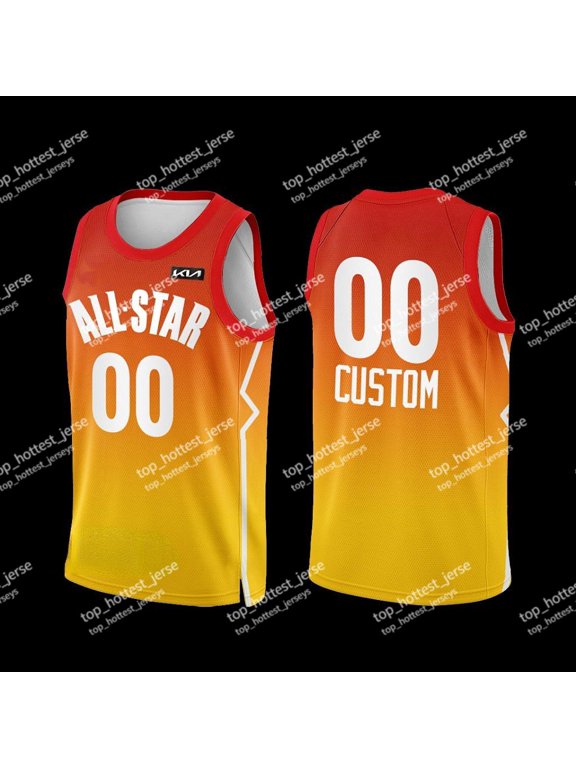 Print All-Star Basketball Jersey 2023 Stephen James Curry 30 Luka Doncic 77 Ja Morant 12 Klay Thompson 11 Russell Shai Gilgeous-Alexander 2 Westbrook 0 Men Youth