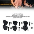 thumbnail image 3 of 6PCS Guitar Tuner Trapezoidal Design Head Tuner Metal Machine Handle Tuning Key Button Head Guitar Tuning Peg Button, 3 of 8
