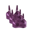 thumbnail image 1 of SOSTEN CHIC Mujeres Cómodo Suave Elástico Básico de Cobertura Completa Sin Aros Sin Alambres Sostenes de Uso Diario 3 Pcs Rayas Moradas 42/95 Ajuste 38B 38C, 1 of 7