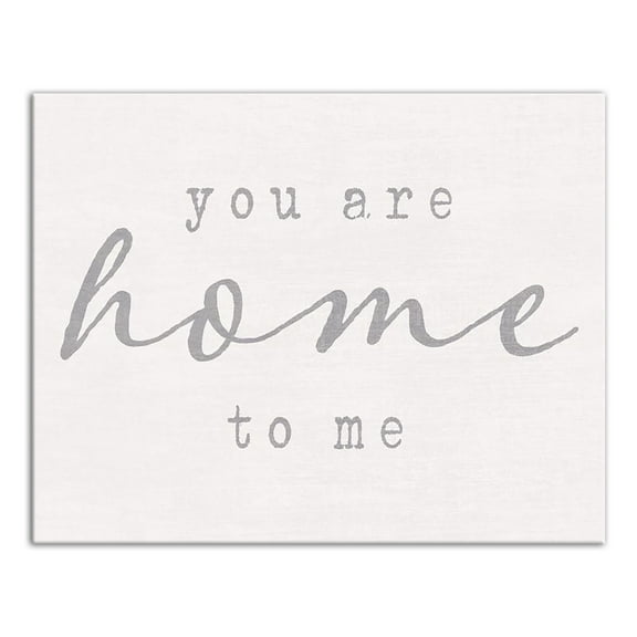 Creative Products You are Home to Me 14 x 11 Canvas Wall Art
