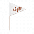 thumbnail image 1 of Citation Élégante Merci Cure-Dent Triangle Toppers de Cupcake Drapeau, 1 of 3