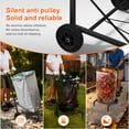 thumbnail image 4 of Ergonomic Metal Trash Bag Holder, 30-50 Gallon Adjustable Leaf Bag Holder, Trash Bag Holder Stand Suitable for Yard and Lawn Cleaning, Gardening, Camping, and Gathering, 4 of 9
