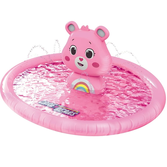 Care Bears Deluxe Inflatable Splash Pad with Sprinkler System for Kids Ages 1 and up