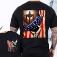 thumbnail image 3 of FLAGWIX Christian Cross American T-Shirt MLN3124TS - Father's Day, Christmas, Birthday Dad Gifts For Men, Husband Gifts - Mens T-shirts, Menswear, America T-Shirt, 4th of July T-Shirt, 3 of 6