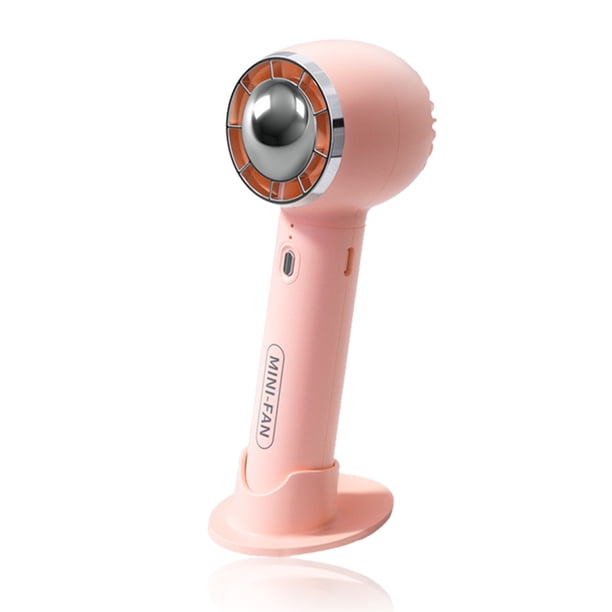 Inteprter Ventilador portátil con asa, ventiladores ligeros recargables por USB, potente viento, verano, herramientas de refrigeración por Electrodomésticos