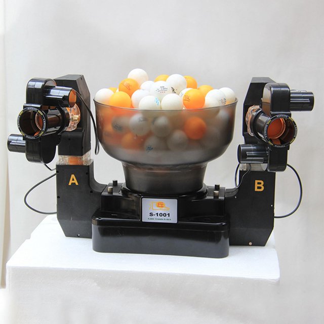 Entrenador de tenis de mesa Robot lanzador Pong shamjiam Robot de tenis