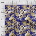 thumbnail image 2 of oneOone Cotton Poplin Blue Fabric Abstracts Craft Projects Decor Fabric Printed By The Yard 56 Inch Wide, 2 of 5
