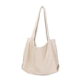 thumbnail image 1 of unbranded Tote De Lona Beige Para Mujer Con Resistente Y Asa Cómoda Para Uso Diario, 1 of 8