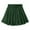 Green, variant on Abomasnow Women's Elastic High Waist Athletic Skorts Tie Front Pleated Skirts Comfy Layer Ruffle Hem Flowy A Line Short Skirts