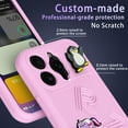thumbnail image 3 of Case for iPhone 13 Pro Max, Cute 3D Cartoon Phone Case Fashion Cool Funny Design Soft Flexible TPU Protective Case, Women Girls Kids Skin-Feel Silicone Cover for iPhone 13 Pro Max, Pink, 3 of 7