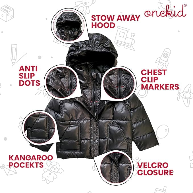 ONE KID The Road Coat Vegan Allergy-Friendly Jacket Car Seat