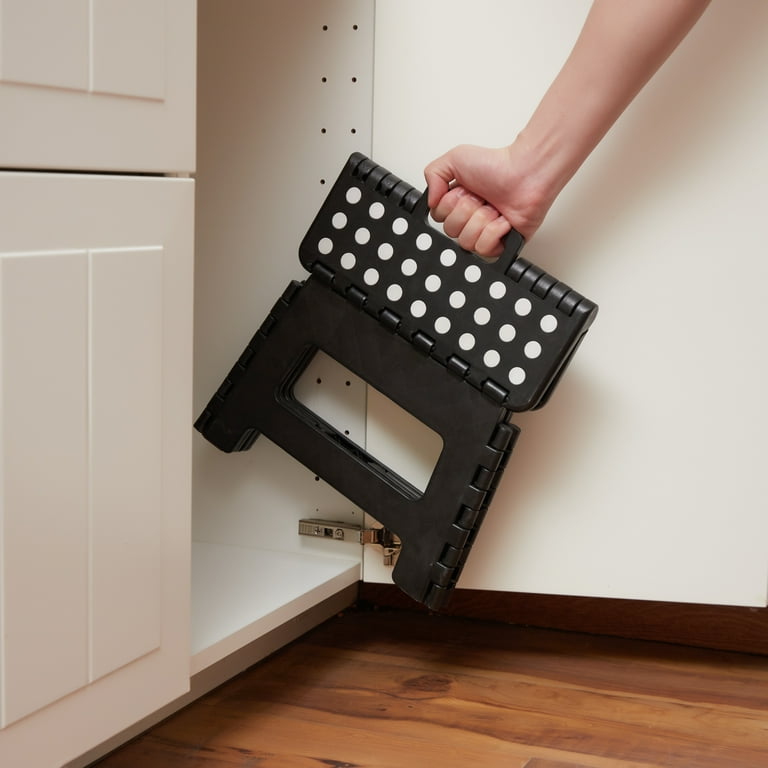 Heavy Duty ACSTEP Folding Step Stool Portable Collapsible Plastic