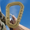 thumbnail image 1 of Cinturón en forma de D Anillo de bloqueo tipo broche reutilizable Ligero para montañismo, 1 of 6
