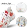 thumbnail image 7 of Strawberry Fruit Watercolor Walking Shoes for Men Woman Lightweight Tennis Fashion Elastic Sports Shoes Cushion Basketball Shoes, 7 of 7