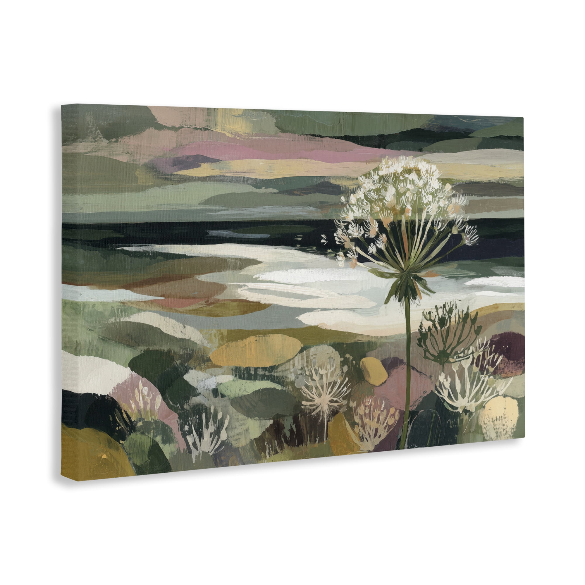 Stupell Industries Dandelion in Misty Meadow Canvas Wall Art, design by Chromatic Storm Studio
