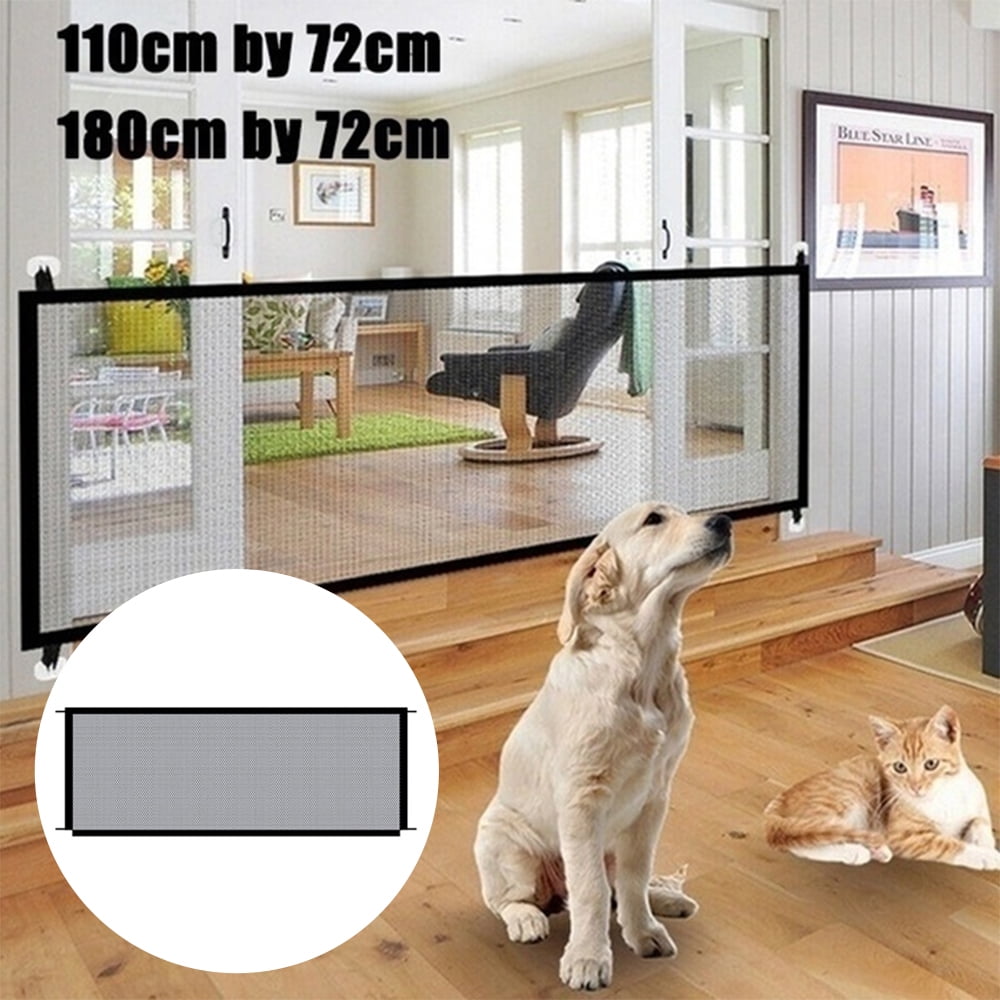 NEW covers up to 72 inch Cafe Retractable Safety Gate Baby Dog Child Pet 