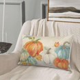 thumbnail image 4 of Fall Pumpkin Throw Pillow Covers 12x20 Inch Set of 2, Watercolor Pumpkin Decoration Throw Pillow Covers Autumn Thanksgiving Leaf Outdoor Cushion Cover for Sofa Couch Farmhouse Room Bed Decor, 4 of 6