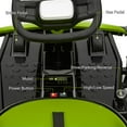thumbnail image 6 of TROPOW Go Kart,for Kids, 24V Drift Kart with 2X200W Strong Motor, 7AH Big Battery, Electric Pedals, Electric Go Kart Outdoor Race Toy,Christmas Gift for Kids,Green, 6 of 10