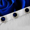 thumbnail image 4 of Manfei Couple Anniversary Black Out Curtains, Romantic Blue Rose Curtains Pack of 2 (42x63 Each), Flower Floral Bedroom Curtains, Living Room Curtains Decor, 4 of 6