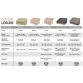 thumbnail image 5 of Modern Leisure Chalet Outdoor Patio Loveseat Cover, 57.5"L x 38"W x 38"H, Beige, 5 of 10
