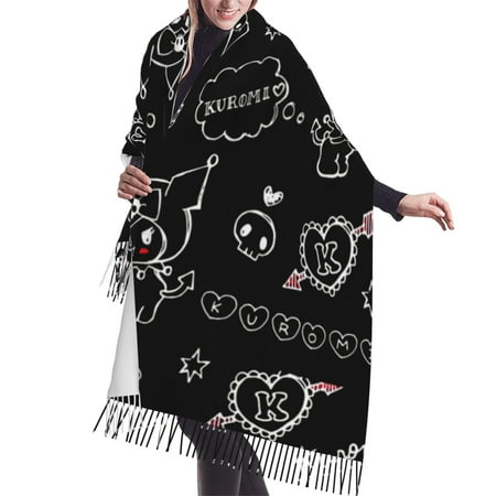 

Kuromi Women S Scarf Pashmina Shawls And Wraps For Evening Dress Bridesmaid Wedding Bridal Winter Warm Long Large Scarves