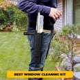thumbnail image 4 of Windows101 Window Cleaning Side Bucket on a Belt Holster Holds 3 Squeegees and a Washer (Black W/Tools), 4 of 6