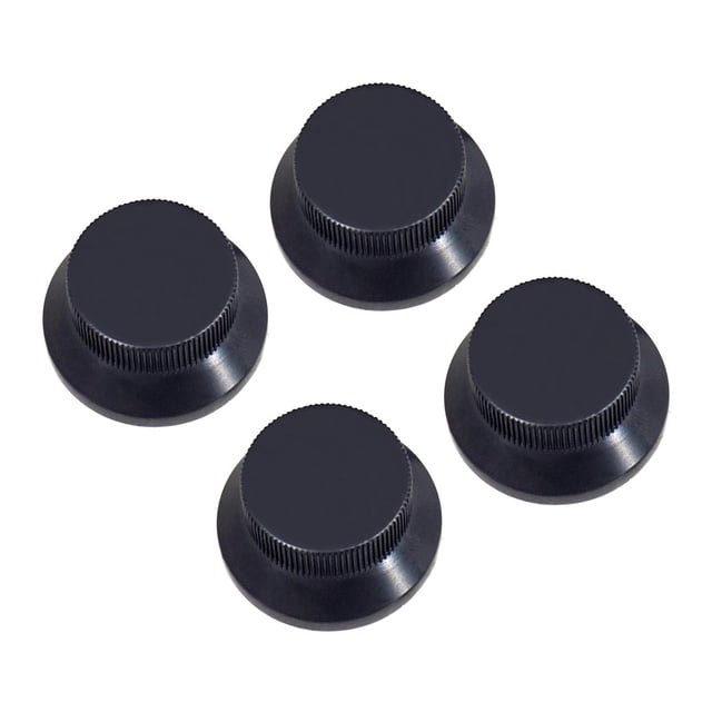 Esquirla 4 Pieces Bass Control Knobs Volume Control Knob for Electric Guitar Replaces Black