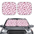 thumbnail image 2 of Fuzoiu Lilies Flowers Print Car Windshield Sunshade,Folding Front Windshield Sun Shade,for Most Car Sedan SUV Truck,Car Windshield Sunshade-Small, 2 of 6