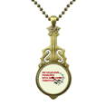 thumbnail image 1 of Resolver problemas con la tabla Collar Guitarra Antigua Joyería Música Colgantes Unbranded  M, 1 of 3