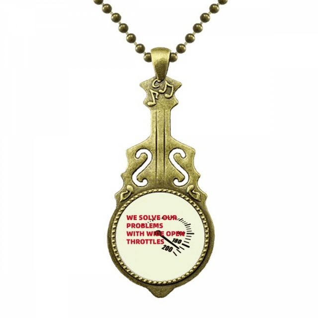 Resolver problemas con la tabla Collar Guitarra Antigua Joyería Música Colgantes Unbranded M