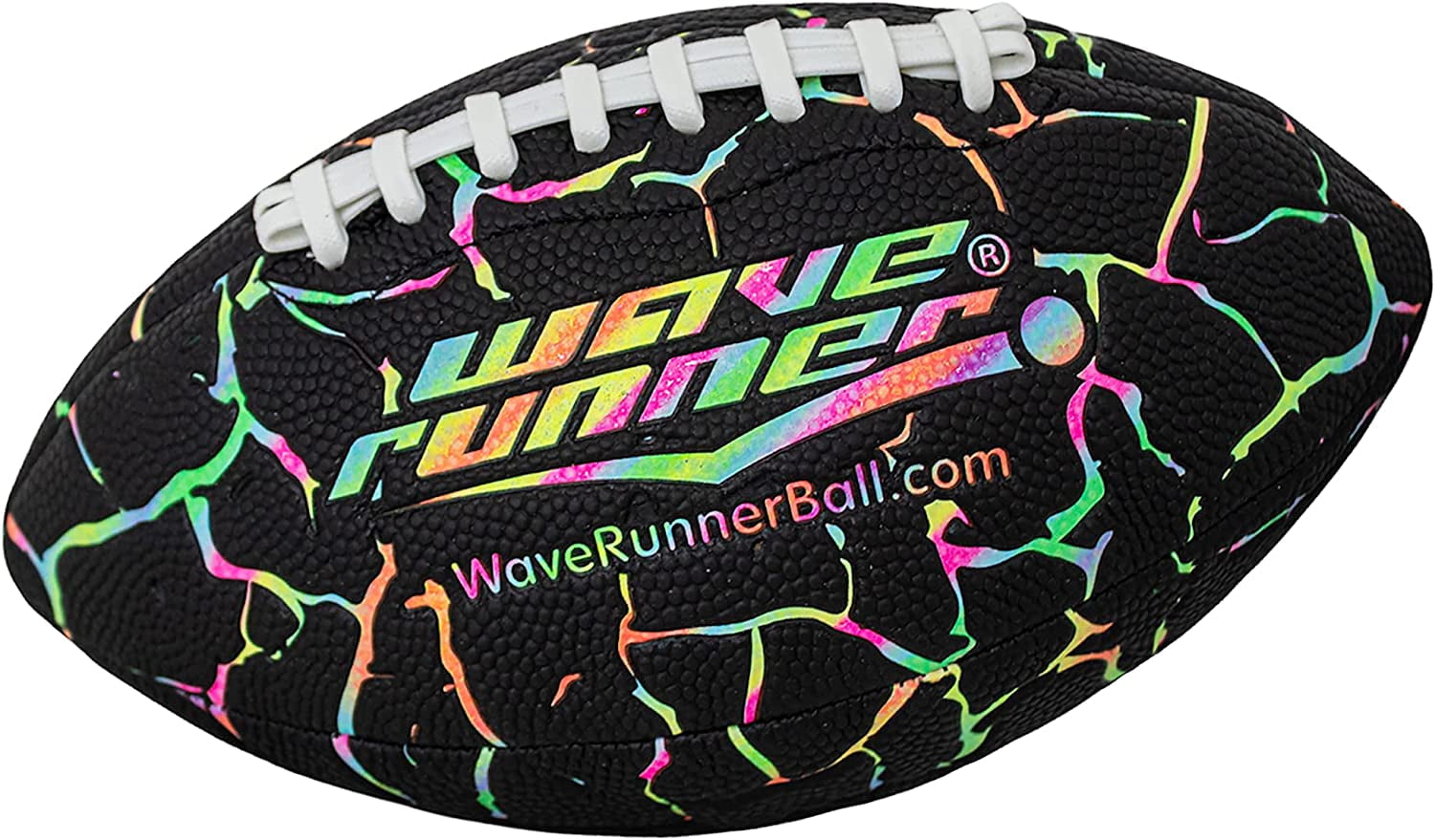 WaveRunner Airglow Grip-It Football- Size 9.25 Inches with Sure-Grip  Technology | Let's Play Football in The Dark!