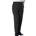 thumbnail image 1 of Silverts Women Track Open Side Pant, 2XL Plus Size, Black, 1 of 2