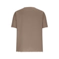 thumbnail image 6 of DJDLJWCJ Mens Cotton Linen Henley Shirt Short Sleeve Gym Shirts for Men Outdoor Running Fitness Workout Tops, Khaki M, 6 of 7