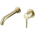 thumbnail image 1 of Brushed Gold Undermount Sink Faucet, 1 of 5