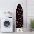 thumbnail image 3 of HELLHERO Christmas Candy Cane Ironing Board Covets Soft Protection Covers Elastic Edge Iron Board Cover Polyester Fiber Fabric for Mom Wife Gifts, 3 of 5