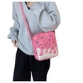 thumbnail image 3 of Ticikt 3 In 1 Ice Cream Print Backpack Set, Large Capacity Casual Daypack with Crossbody Bag and Pencil Pouch, 3 of 5