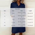 thumbnail image 3 of Women's Midi Dress V-Neck Ruffle Trim 3/4 Sleeve Shift Dresses with PocketsCasual Office Everyday Dresses for Women Beige 2XL, 3 of 9