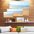 thumbnail image 2 of Designart - Bord de Mer Bleu avec Pierres de Galets - Uvre d'Art Moderne sur Toile, 2 of 2