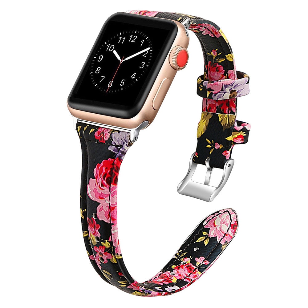 Walli Cases Falling for Floral - Apple Watch Band, 42mm/44mm/45mm