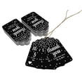 thumbnail image 3 of Inkdotpot Pack Of 50 ThankYou From The New Wedding Favor Paper Tags Craft Real Silver Foil Hang Tags, 3 of 6