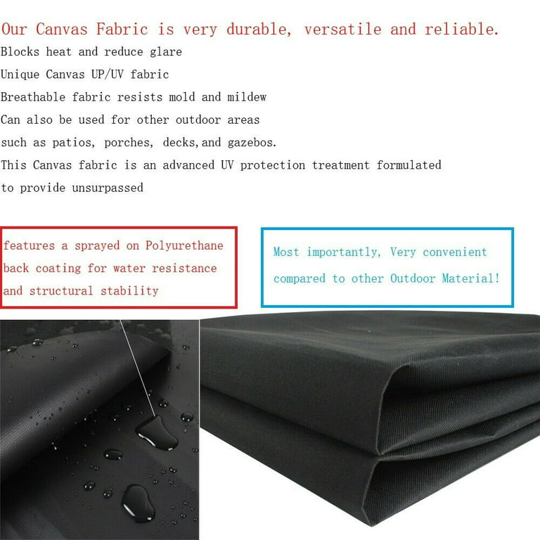 Waterproof Camouflage Canvas Fabric 600Denier - Water-Resistant Cordura  Material PVC Coated for Outdoor/Indoor Cushion Bag Tent Awning 60 Wide 