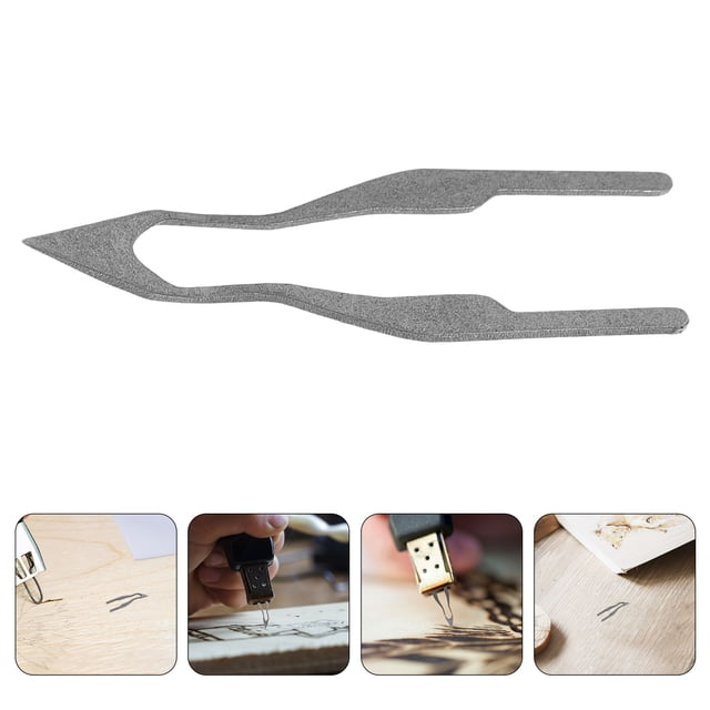 HAMPPLIES 2Ud Puntas Para Pirograbado De Níquel Cromo Gris Para Herramientas De Grabado En Madera
