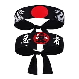 Pack De 4 Diademas Ninja Para Niños – Accesorios Para Fiestas De Karate, Chef Sushi O Disfraces Deportivos (4 Colores)