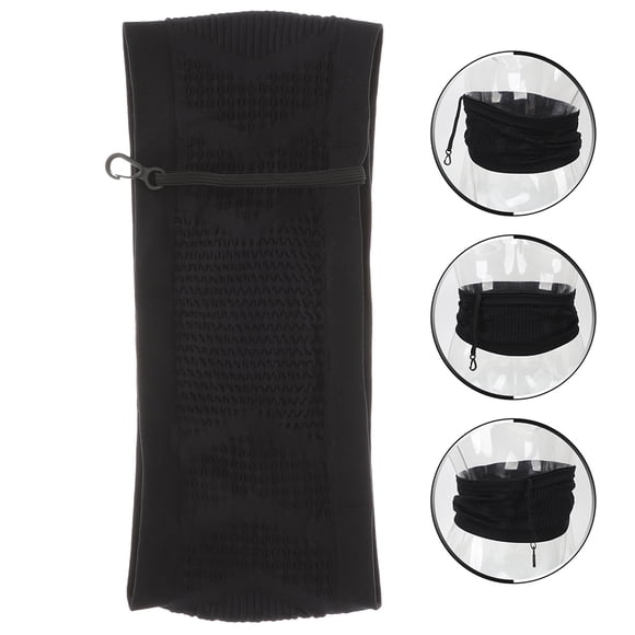 Mobutofu Run Belt Sports Waist Belt Breathable Black 1Pack