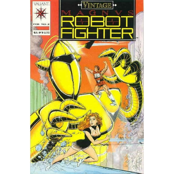 Vintage Magnus Robot Fighter #2 VF ; Valiant Comic Book