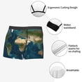thumbnail image 3 of Honeii World Map Print Mens Boxer Briefs Breathable,Boxer Brief for Men, Moisture-Wicking Underwear-Large, 3 of 5