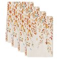 thumbnail image 2 of Fall Leaves Kitchen Towels Set of 4, Farmhouse Weeping Leaf Rustic Beige Absorbent Dish Towels for Kitchen, Microfiber Hand Towel, Quick Drying Tea Towel for Cleaning Decorative Dishcloths, 2 of 7